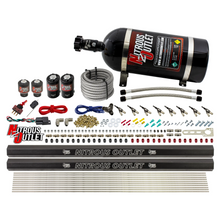 Load image into Gallery viewer, 8 Cylinder Single Stage Direct Port Nitrous System with Injection Rails - E85 - .112 Nitrous/.177 Fuel (10lb Bottle)