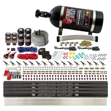 Load image into Gallery viewer, 8 Cylinder Dual Stage Direct Port Nitrous System with Injection Rails - E85 - .112 Nitrous/ .177 Fuel (10lb Bottle)