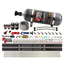 Load image into Gallery viewer, 8 Cylinder Single Stage Direct Port Nitrous System with Injection Rails - Gas - .112 Nitrous/.177 Fuel (12lb Bottle)