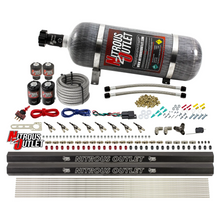 Load image into Gallery viewer, 8 Cylinder Single Stage Direct Port Nitrous System with Injection Rails - Gas - .122 Nitrous/.177 Fuel - 45-55 PSI (12lb Bottle)
