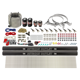 10 Cylinder Wet Direct Port System With Dual Injection Rails - Alcohol - Two .122