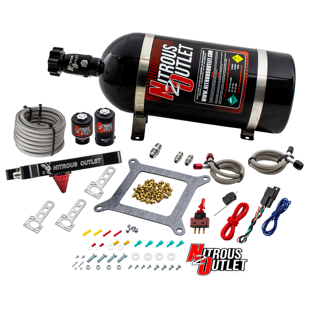 Stinger 2 Standard Wet 4150 Nitrous Plate System (10lb Bottle)