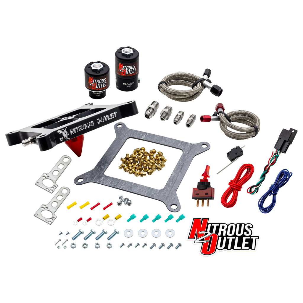 Stinger 4 Standard Wet 4150 Solenoids Forward Nitrous Plate Conversion