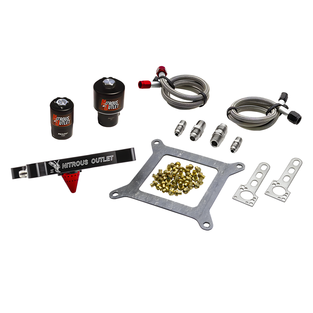 Stinger 2 Race Wet 4150 Solenoids Forward Nitrous Plate Conversion