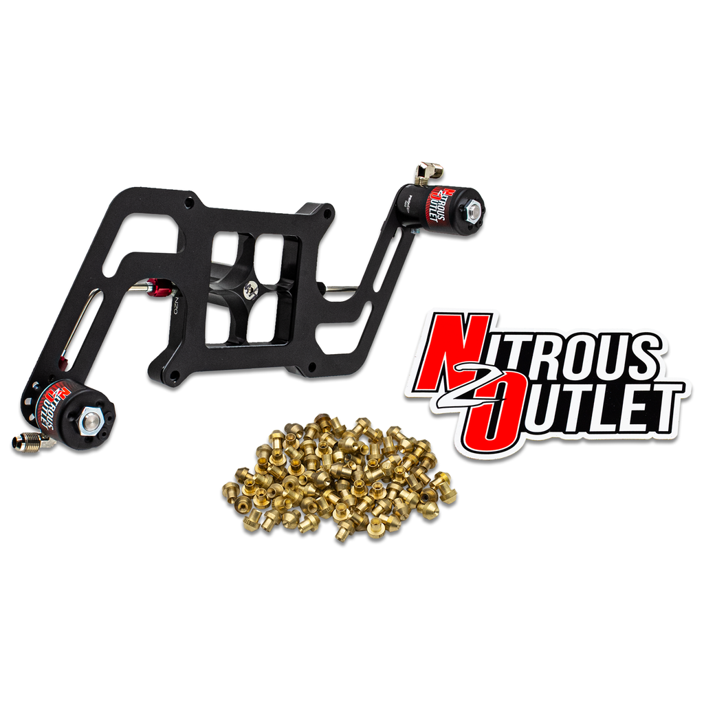 Stinger 3 Standard Wet 4150 Boomerang Nitrous Plate System (12lb Bottle)