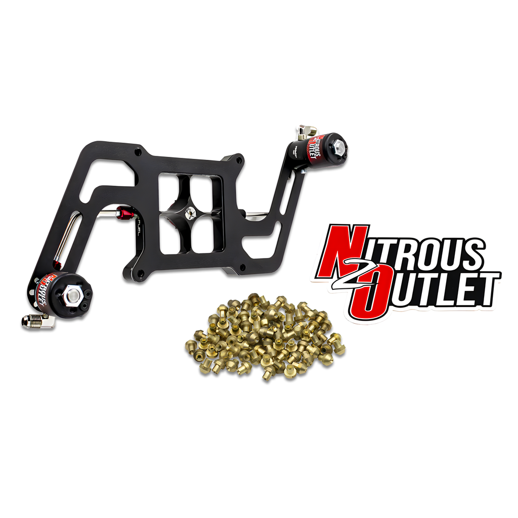 Stinger 2 Standard Wet 4150 Boomerang Nitrous Plate System (12lb Bottle)