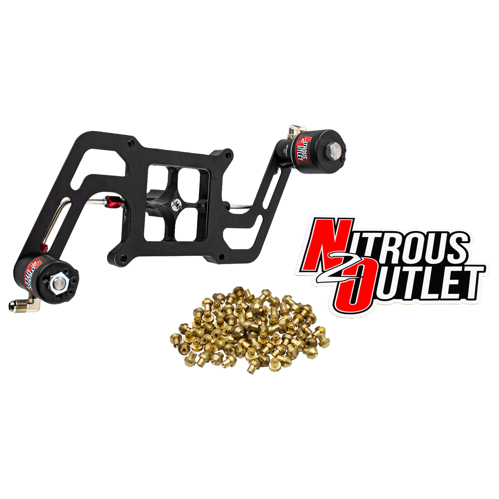 Stinger 3 Race Wet 4150 Boomerang Solenoids Forward Nitrous Plate Conversion
