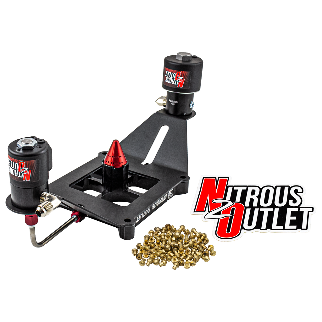 Stinger 3 Race Wet 4150 Deep Break Solenoids Forward Nitrous Plate Conversion