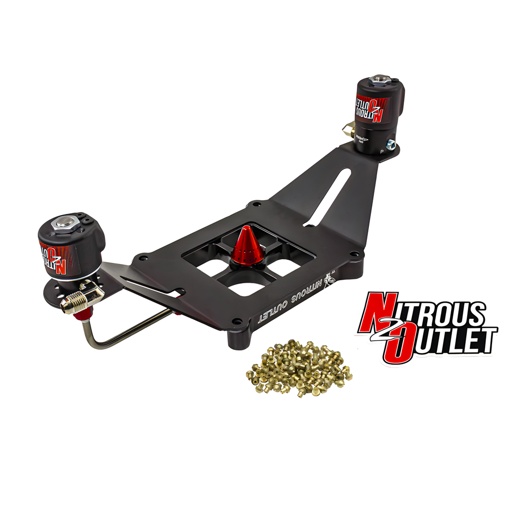 Stinger 2 Race Wet 4150 Deep Break Solenoids Forward Nitrous Plate Conversion