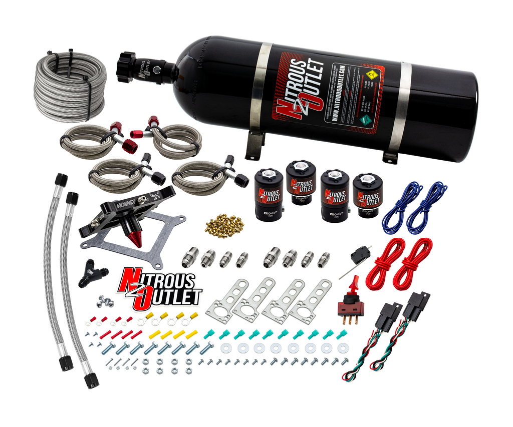 Hornet 3 Standard Wet 4150 Nitrous Plate System (No Bottle)