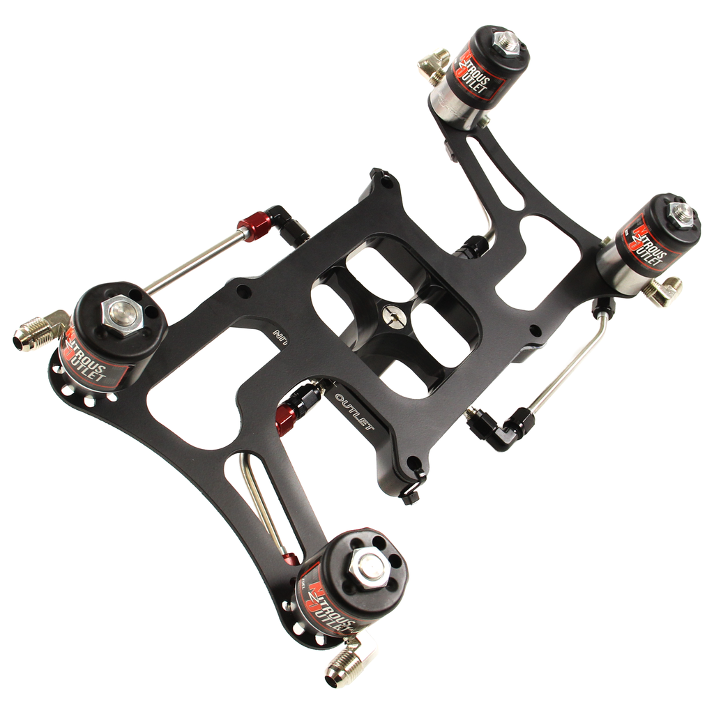 Hornet 3 Standard Wet 4150 Boomerang Nitrous Plate System (12lb Bottle)