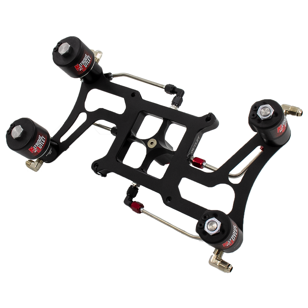 Hornet 3 Race Wet 4150 Boomerang Solenoids Forward Nitrous Plate Conversion