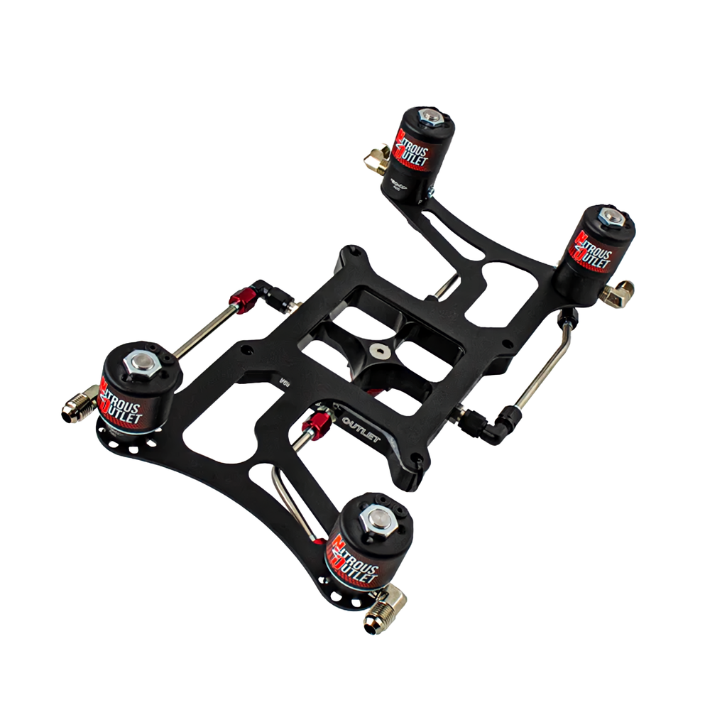 Hornet 2 Race Wet 4150 Boomerang Solenoids Forward Nitrous Plate Conversion