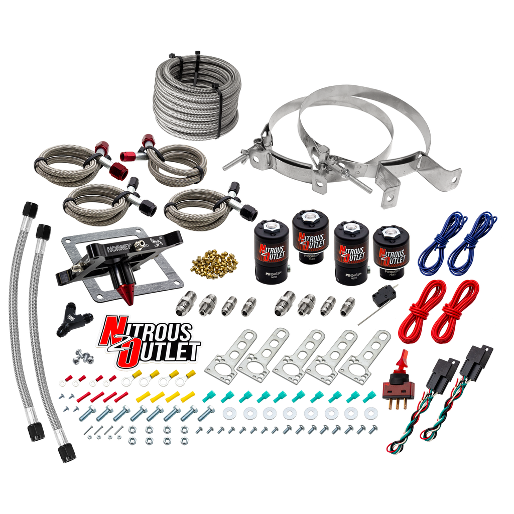 Hornet 3 Standard Wet 4500 Nitrous Plate System (15lb Bottle)