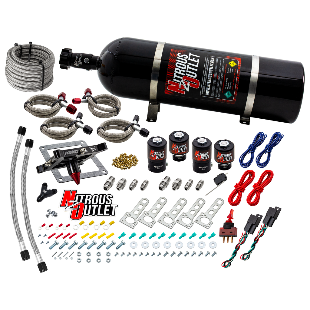 Hornet 3 Standard Wet 4500 Nitrous Plate System (No Bottle)