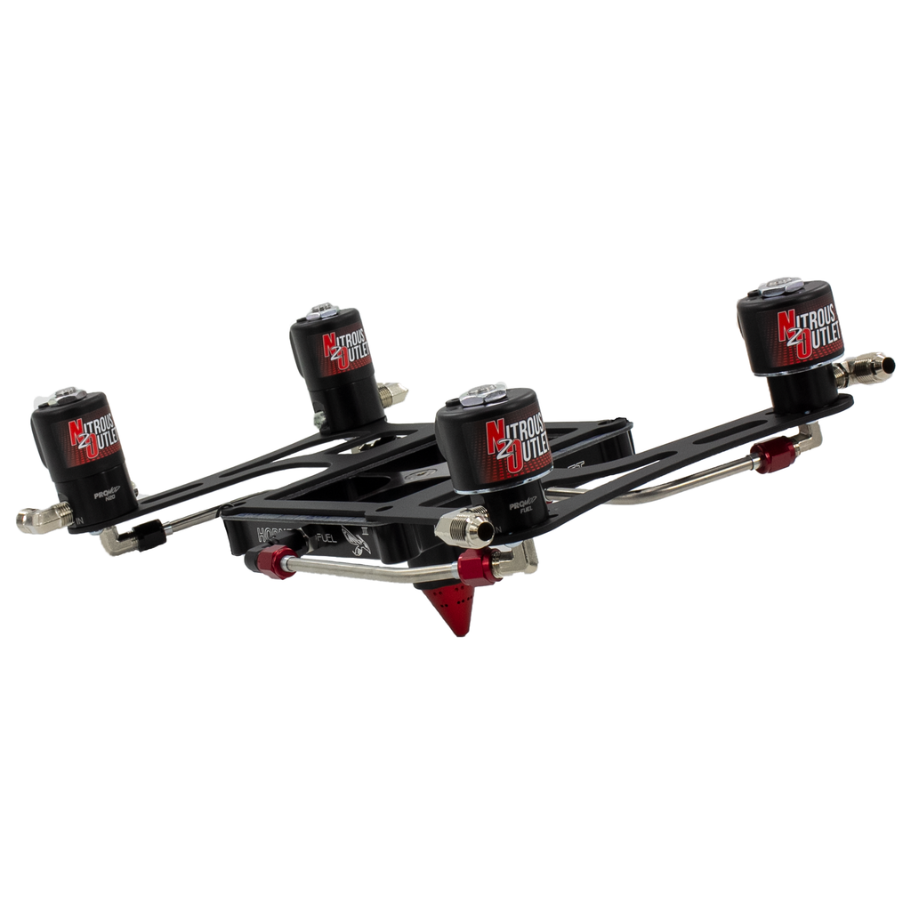 Hornet 3 Standard Wet 4500 Boomerang Solenoids Forward Nitrous Plate Conversion