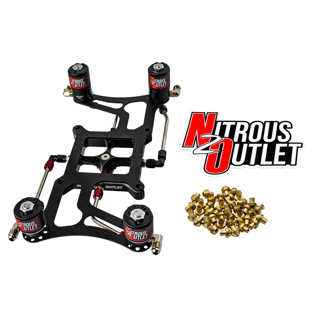 Hornet 2 Standard Wet 4500 Boomerang Solenoids Forward Nitrous Plate Conversion