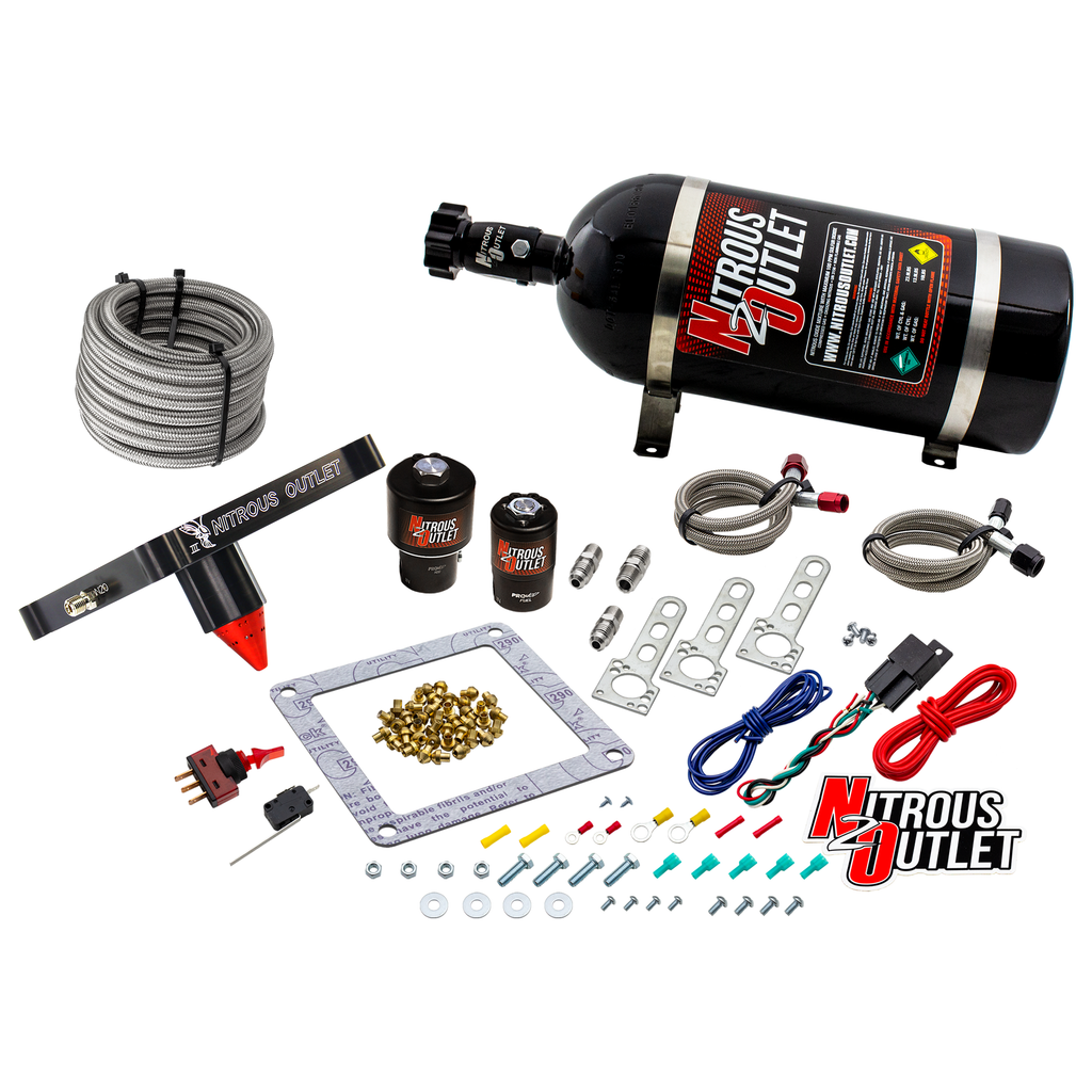 Stinger 3 Race Wet 4500 Nitrous Plate System (10lb Bottle)
