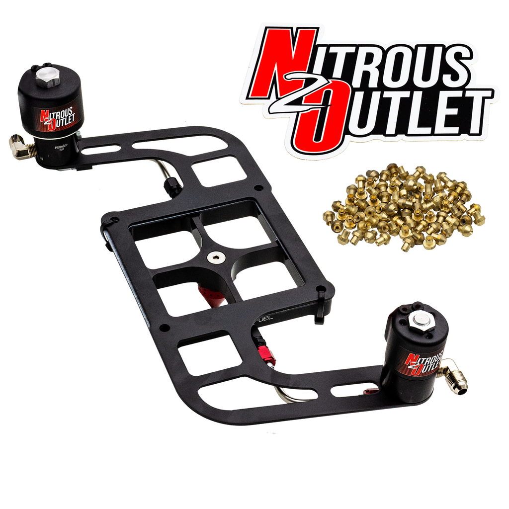 Stinger 4 Race Wet 4500 Boomerang Solenoids Forward Nitrous Plate Conversion