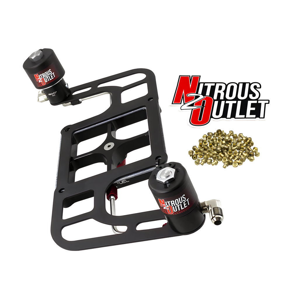 Stinger 2 Race Wet 4500 Boomerang Solenoids Forward Nitrous Plate Conversion
