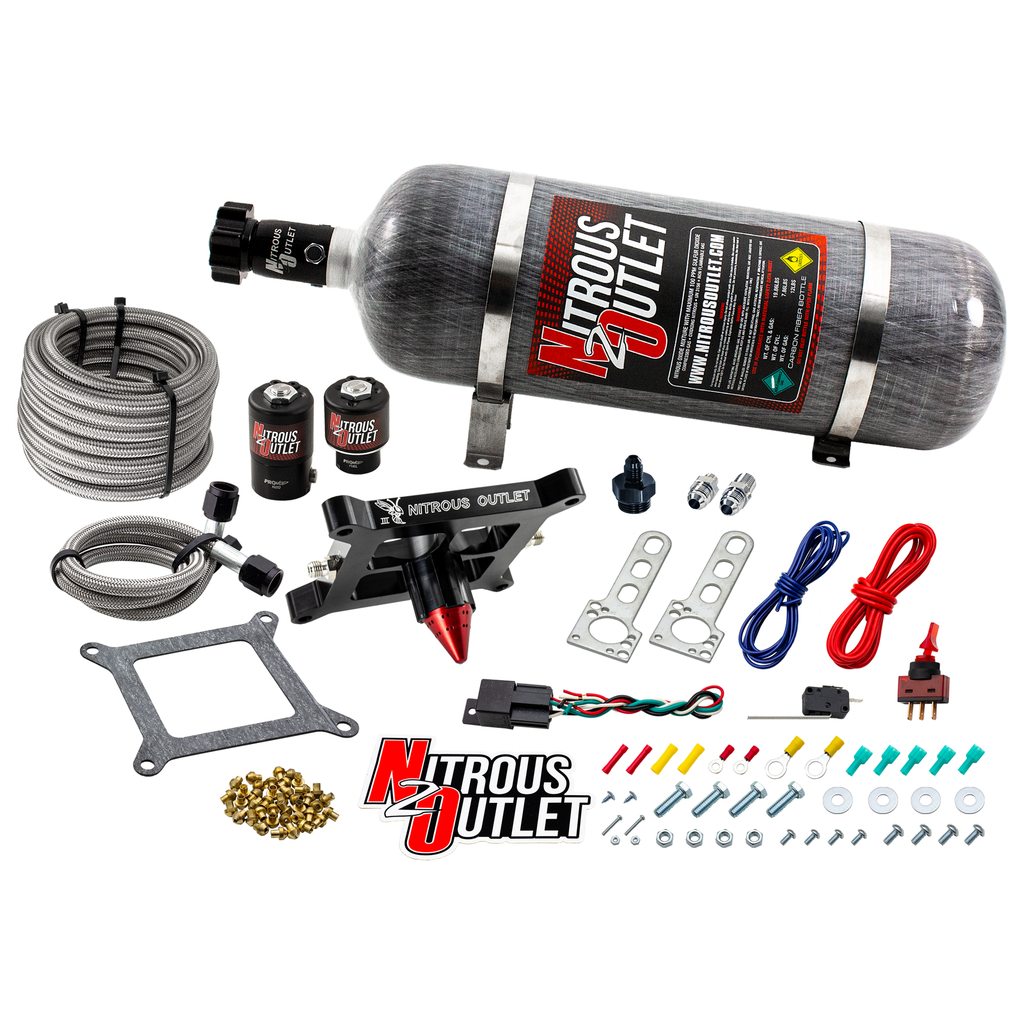 Stinger 2 Dry 4150 Nitrous Plate System (12lb Bottle)