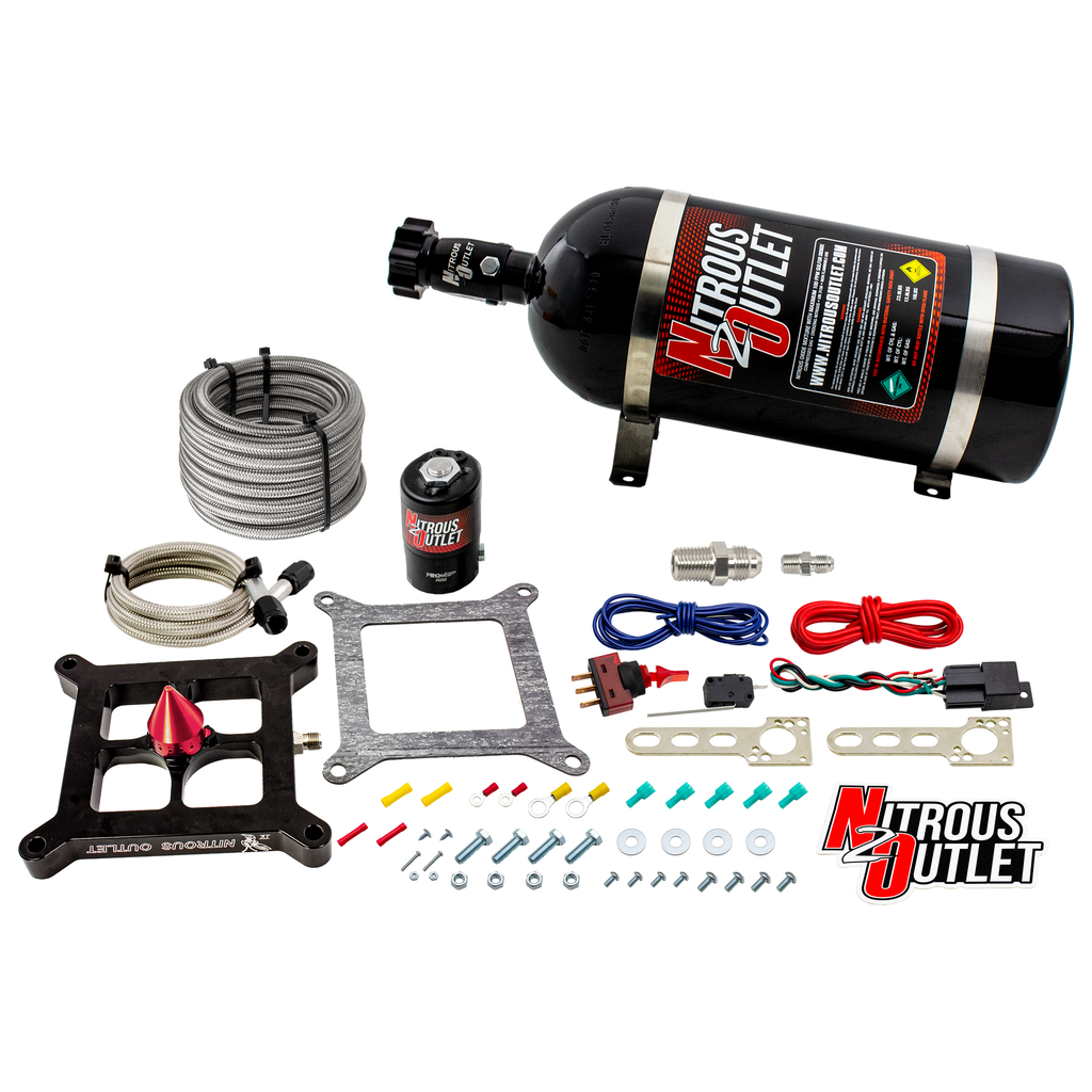 Stinger 4 Dry 4150 Nitrous Plate System (10lb Bottle)