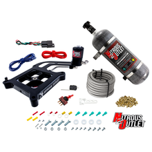 Load image into Gallery viewer, Stinger 4 Standard Dry 4150 Boomerang Nitrous Plate System (15lb Bottle)