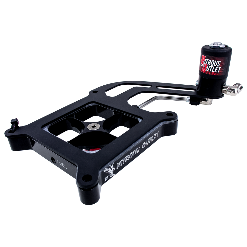 Stinger 4 Standard Dry 4150 Boomerang Nitrous Plate System (12lb Bottle)