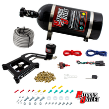 Load image into Gallery viewer, Stinger 2 Race Dry 4150 Boomerang Nitrous Plate System (10lb Bottle)