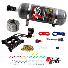 Load image into Gallery viewer, Stinger 2 Race Dry 4150 Boomerang Nitrous Plate System (12lb Bottle)