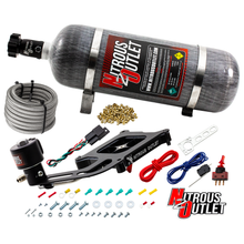Load image into Gallery viewer, Stinger 4 Race Dry 4150 Boomerang Nitrous Plate System (15lb Bottle)