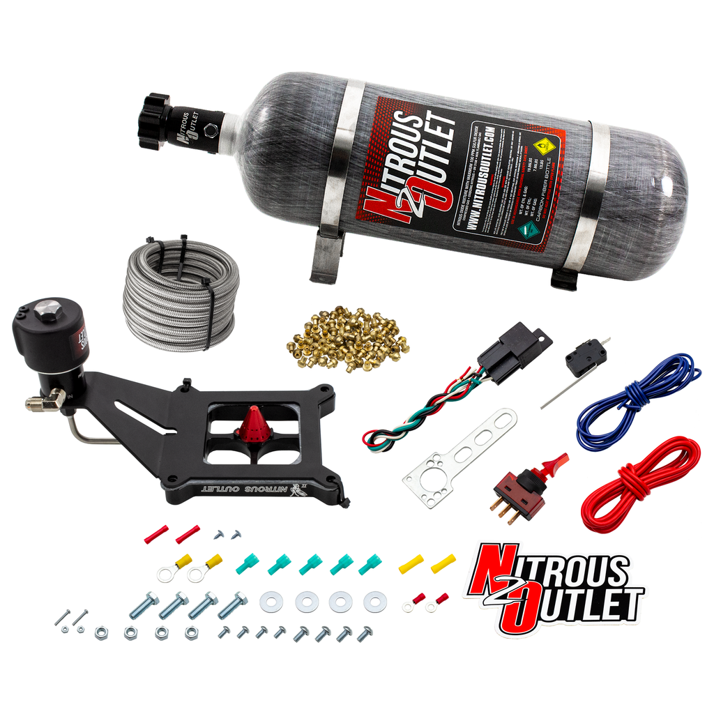 Stinger 2 Race Dry 4150 Deep Break Nitrous Plate System (No Bottle)