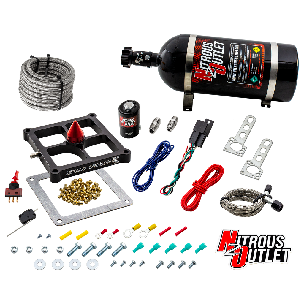 Stinger 4 Standard Dry 4500 Nitrous Plate System (10lb Bottle)