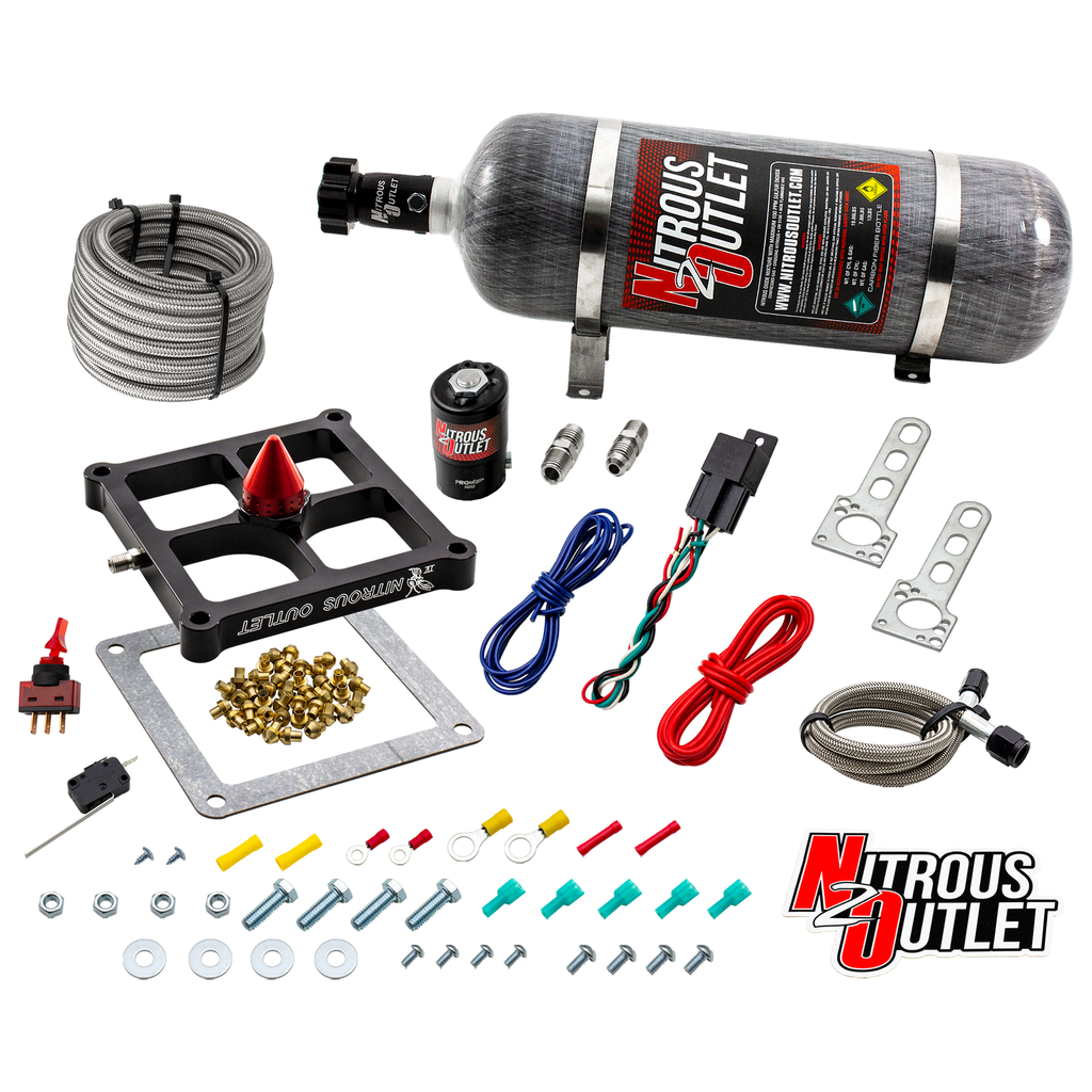 Stinger 4 Standard Dry 4500 Nitrous Plate System (15lb Bottle)