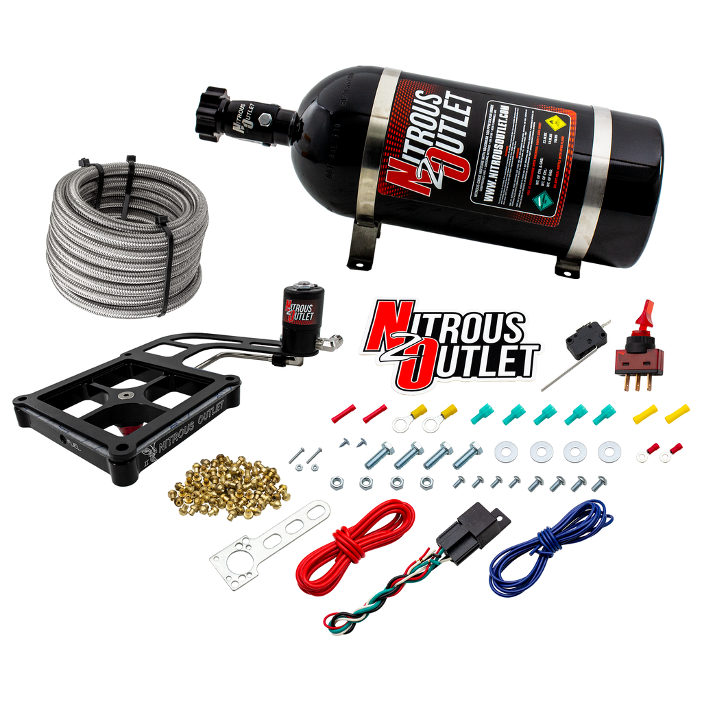 Stinger 2 Standard Dry 4500 Boomerang Nitrous Plate System (10lb Bottle)
