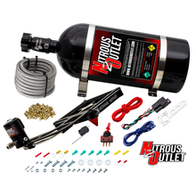 Load image into Gallery viewer, Stinger 4 Standard Dry 4500 Boomerang Nitrous Plate System (10lb Bottle)