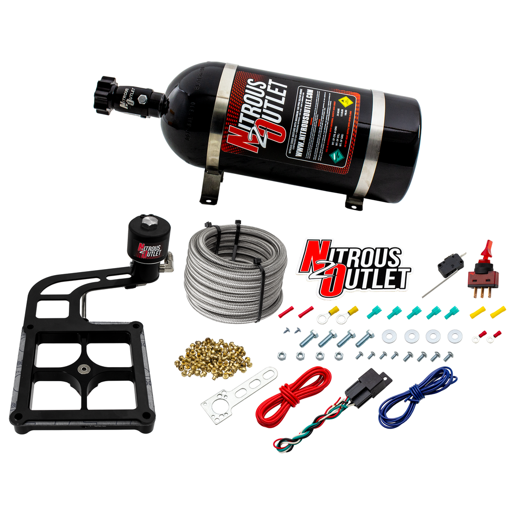 Stinger 2 Race Dry 4500 Boomerang Nitrous Plate System (10lb Bottle)