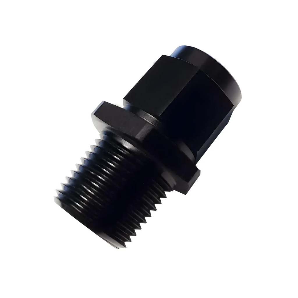 3/8" NPT x 6AN Straight Swivel Fitting - Male/Female