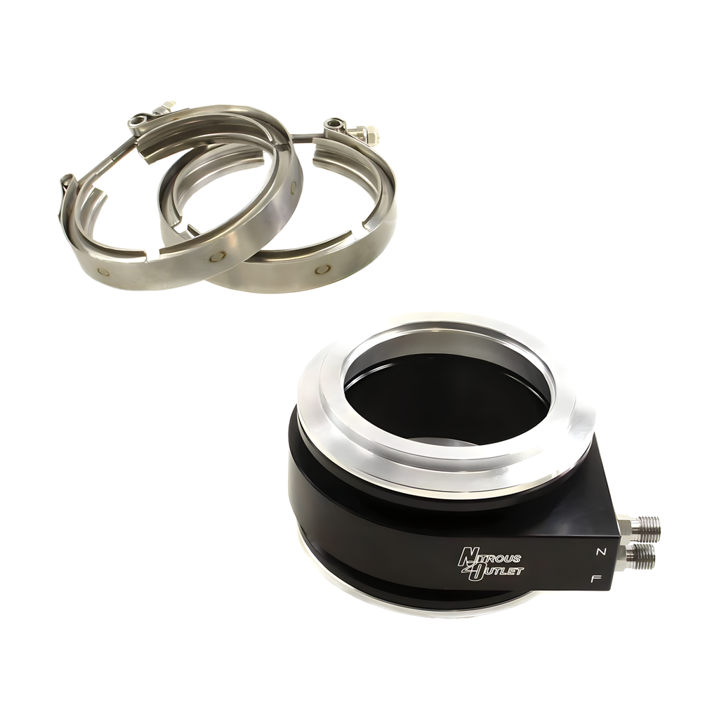 Nitrous Outlet Interspooler 3" Wet Nitrous Plate System (15lb Bottle)