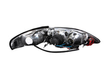 Load image into Gallery viewer, ANZO 1994-1998 Ford Mustang Projector Headlights w/ Halo Black 1pc