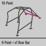 Cusco Safety21 10pt 2Pssgr BLK Roll Cage Nissan R33 2dr (S/O/No Cancel)