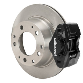 Wilwood 84-89 Porsche 911 D31 11.42in. Rear Brake Kit w/ Flex Lines - Black