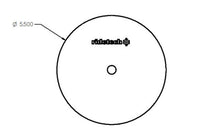 Load image into Gallery viewer, Ridetech Lower Pattern Plate 1/8in Mild Steel 5.5in OD