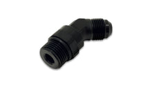 Load image into Gallery viewer, Vibrant -10AN Male to Male -10AN Straight Cut 45 Degree Adapter Fitting - Anodized Black