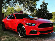Load image into Gallery viewer, Oracle 15-17 Ford Mustang Dynamic RGB+A Pre-Assembled Headlights - Black Edition - NO RETURNS