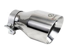Load image into Gallery viewer, aFe Takeda Universal Exhaust Tip 3 IN Inlet x 5 IN Outlet x 9 IN L- Polished