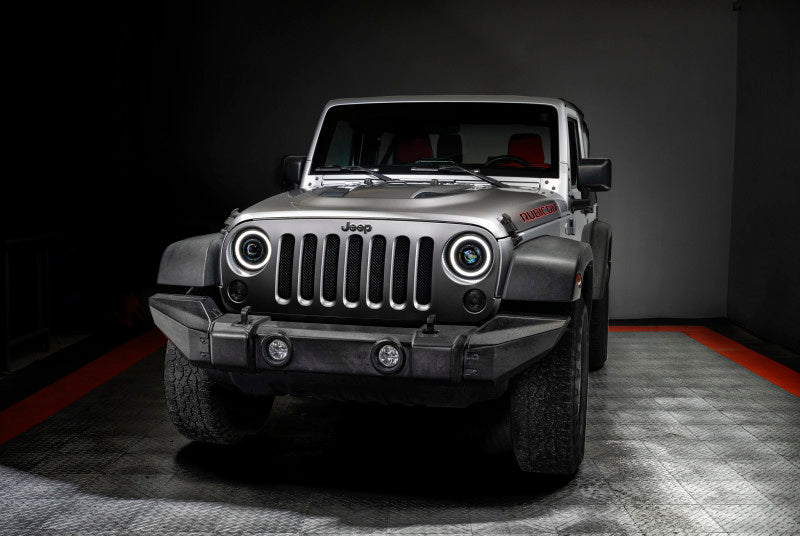Oracle Oculus 7in Bi-LED Projector Headlights for Jeep Wrangler JK - 6000K NO RETURNS