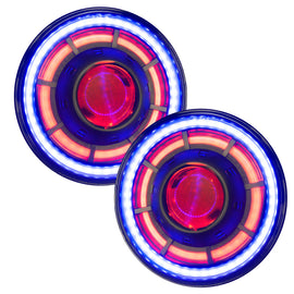 ORACLE Lighting 07-18 Jeep Wrangler JK Oculus 7in. ColorSHIFT Bi-LED Projector Headlights NO RETURNS