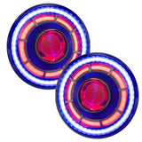 ORACLE Lighting 07-18 Jeep Wrangler JK Oculus 7in. ColorSHIFT Bi-LED Projector Headlights NO RETURNS