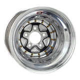 Weld Alumastar Pro 16x16 / 5x5 BP / 5in. BS Black Wheel - Knurled Beadlock